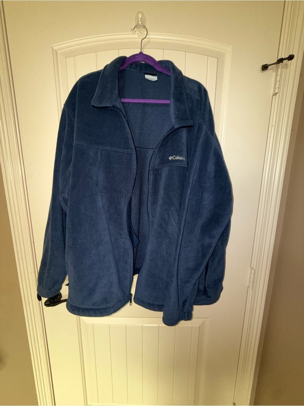 Columbia Men’s Dark Navy Full-Zip Fleece Jacket 5X